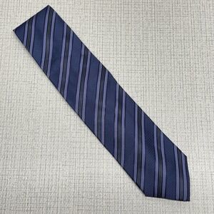 Ermemegildo Zegna Luxury Blue Multi Striped Repp Regimental Corp Silk Tie‎ Italy